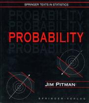 Cover of Probability by Jim Pitman