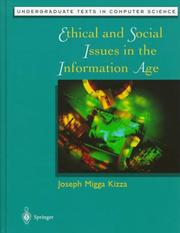 Cover of Ethical and social issues in the information age by Joseph Migga Kizza