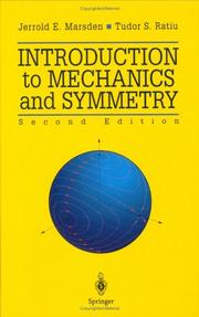 Front cover of Introduction to Mechanics and Symmetry by Jerrold E. Marsden