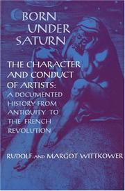 Cover of Born under Saturn by Rudolf Wittkower