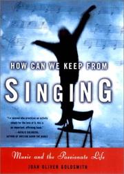Cover of How Can We Keep from Singing by Joan Oliver Goldsmith