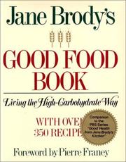 Cover of Good food book by Jane E. Brody
