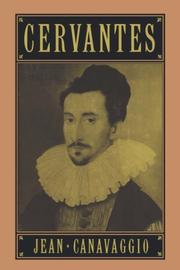 Cover of Cervantès by Jean Canavaggio