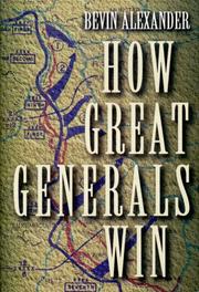 Cover of How Great Generals Win by Bevin Alexander