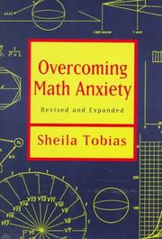 Front cover of Overcoming math anxiety by Sheila Tobias