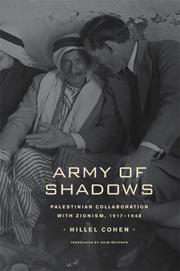Front cover of Army of shadows by Hillel Cohen