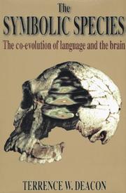 Front cover of The symbolic species by Terrence William Deacon