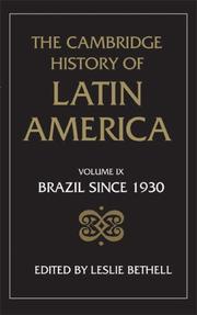 Front cover of The Cambridge History of Latin America by Leslie Bethell