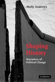 Cover of Shaping History by Molly Andrews