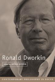Cover of Ronald Dworkin (Contemporary Philosophy in Focus) by Arthur Ripstein