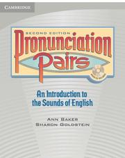 Cover of Pronunciation pairs by Ann Baker