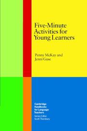 Front cover of Five-minute activities for young learners by Penny McKay