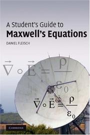 Cover of A Student's Guide to Maxwell's Equations by Daniel Fleisch