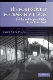 Front cover of The Post-Soviet Potemkin Village by Jessica Allina-Pisano