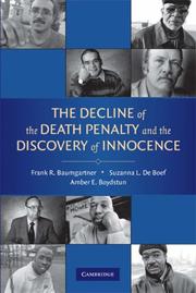 Front cover of DECLINE OF THE DEATH PENALTY AND THE DISCOVERY OF INNOCENCE by Baumgartner, Frank R