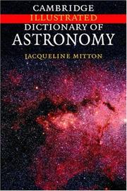 Front cover of Cambridge Illustrated Dictionary of Astronomy by Jacqueline Mitton