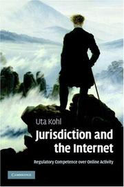 Front cover of Jurisdiction and the Internet by Uta Kohl