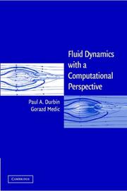 Cover of Fluid dynamics with a computational perspective by Paul A. Durbin