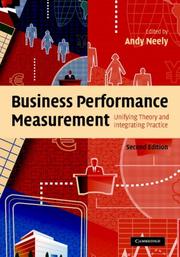 Cover of Business Performance Measurement by Andy Neely