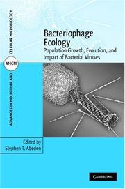 Cover of Bacteriophage Ecology by Stephen T. Abedon