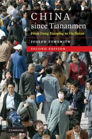 Cover of China since Tiananmen by Joseph Fewsmith