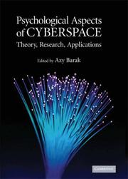 Front cover of Psychological Aspects of Cyberspace by Azy Barak