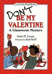 Cover of Don't Be My Valentine by Joan M. Lexau