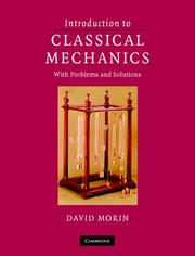 Cover of Introduction to Classical Mechanics by David Morin