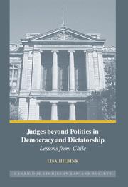 Front cover of Judges beyond Politics in Democracy and Dictatorship by Lisa Hilbink