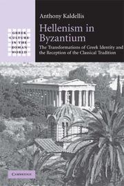 Cover of Hellenism in Byzantium by Anthony Kaldellis