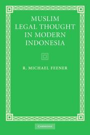 Front cover of Muslim Legal Thought in Modern Indonesia by R. Michael Feener