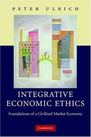 Cover of Integrative Economic Ethics by Peter Ulrich