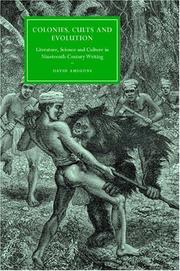 Cover of Colonies, cults and evolution by David Amigoni