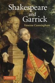 Cover of Shakespeare and Garrick by Vanessa Cunningham