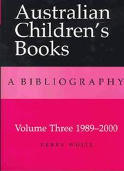 Front cover of Australian Children's Books by Kerry White