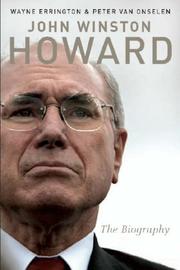 Cover of John Winston Howard by Wayne Errington