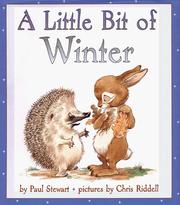 Front cover of A little bit of winter by Paul Stewart