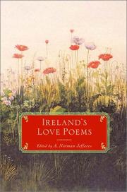 Front cover of Ireland's love poems by A. Norman Jeffares