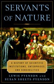 Cover of Servants of nature by Lewis Pyenson