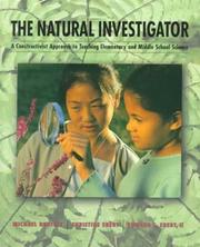 Front cover of The natural investigator by Michael Lee Bentley
