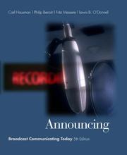 Cover of Announcing by Hausman