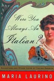 Front cover of Were You Always an Italian? by Maria Laurino