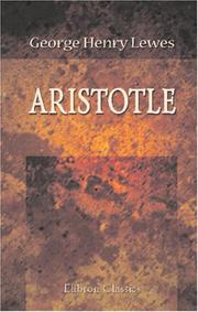 Cover of Aristotle by George Henry Lewes