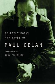 Front cover of Selected Poems and Prose of Paul Celan by Paul Celan