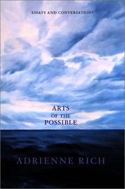 Front cover of Arts of the Possible by Adrienne Rich