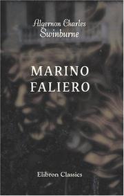 Front cover of Marino Faliero by Algernon Charles Swinburne