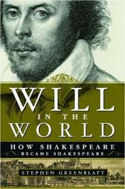 Cover of Will in the World by Stephen Greenblatt