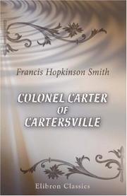 Front cover of Colonel Carter of Cartersville by Francis Hopkinson Smith