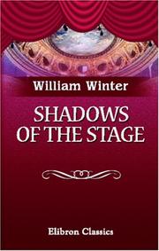 Front cover of Shadows of the Stage by William Winter