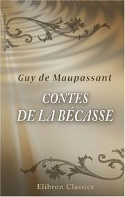Cover of Contes de la bécasse by Guy de Maupassant